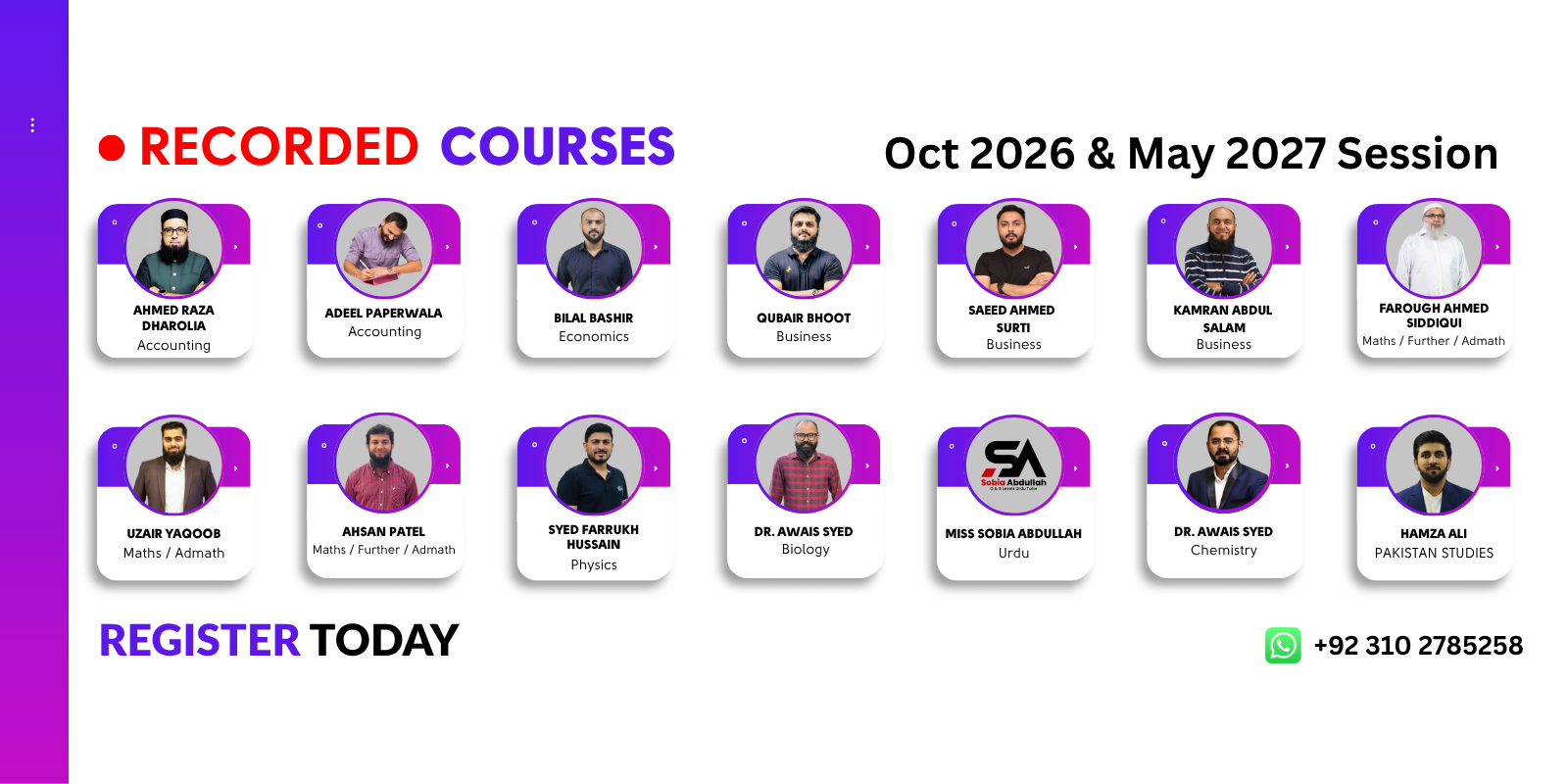 Recorded Courses