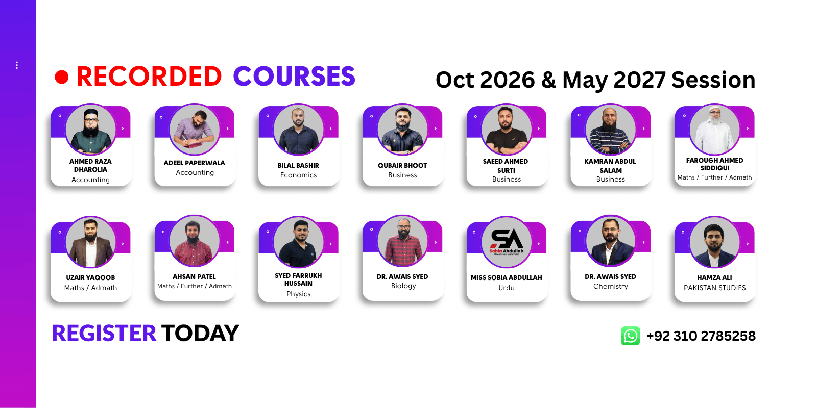 Recorded Courses